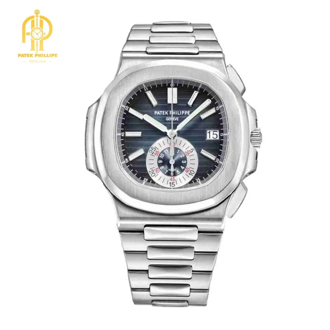 Patek Philippe 5980/1A-001 Nautilus Chronograph SS Blue Dial