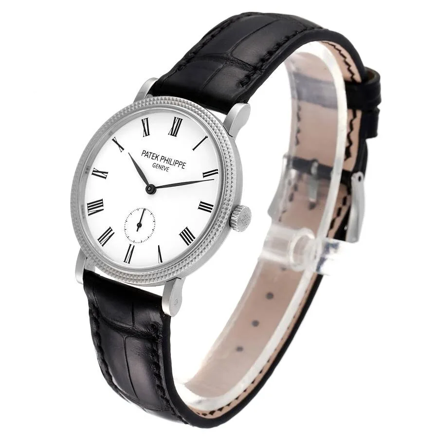 Patek Philippe Calatrava 31mm White Gold White Dial Ladies Watch 7119G - Image 5