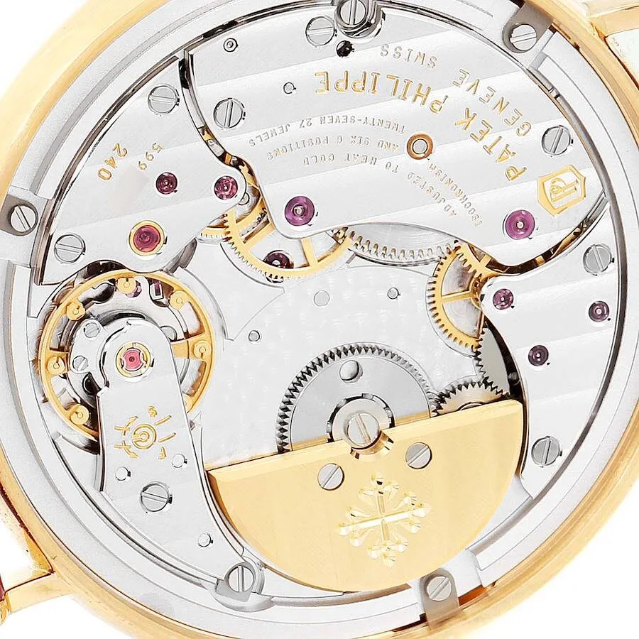 Patek Philippe Calatrava Ultra Thin Rose Gold Diamond Ladies Watch 7200 - Image 3