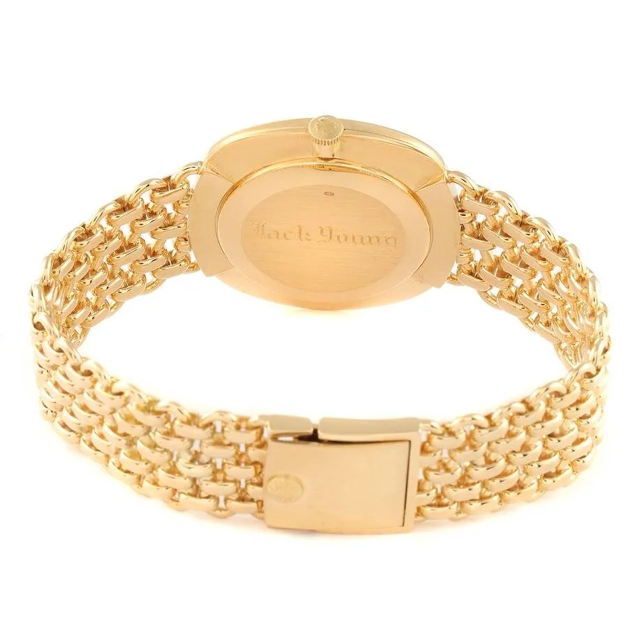 Patek Philippe Ellipse 18k Yellow Gold Champagne Dial Mens Watch 3644 - Image 3