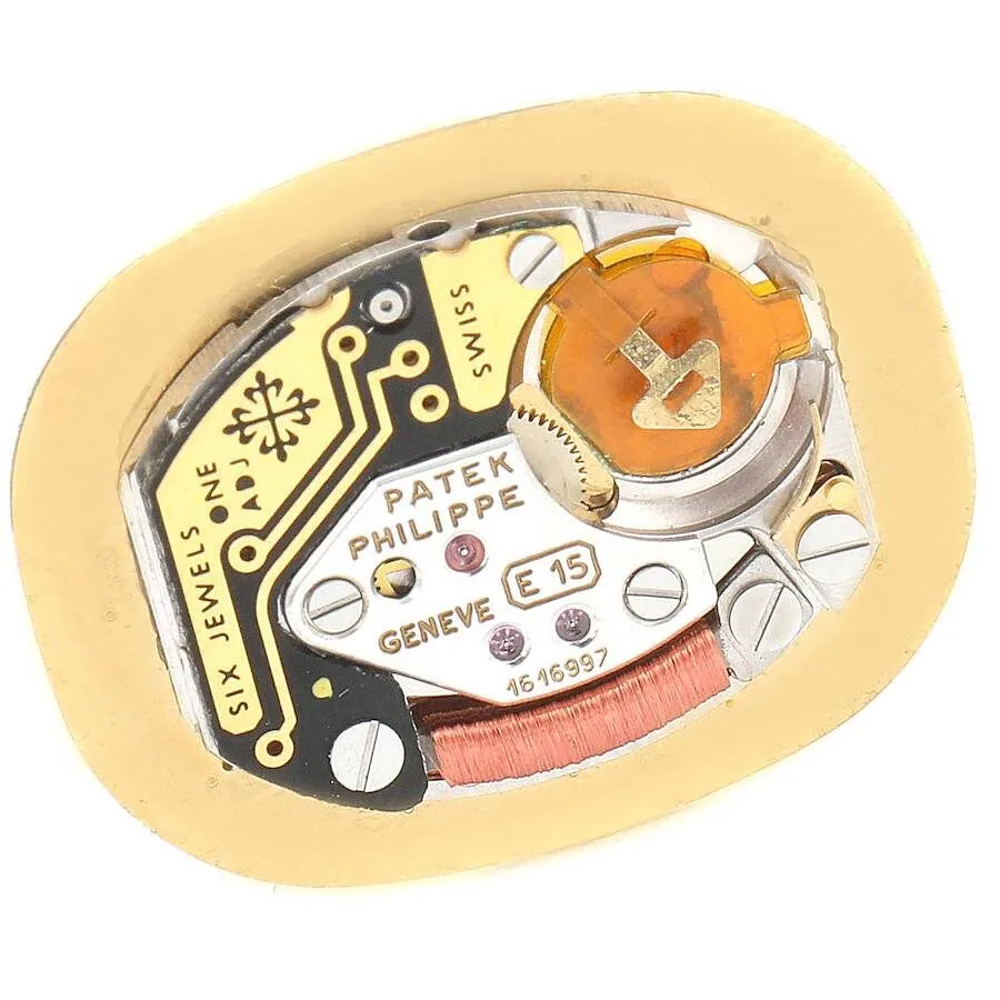 Patek Philippe Golden Ellipse 18k Yellow Gold Blue Dial Ladies Watch 4764 - Image 3