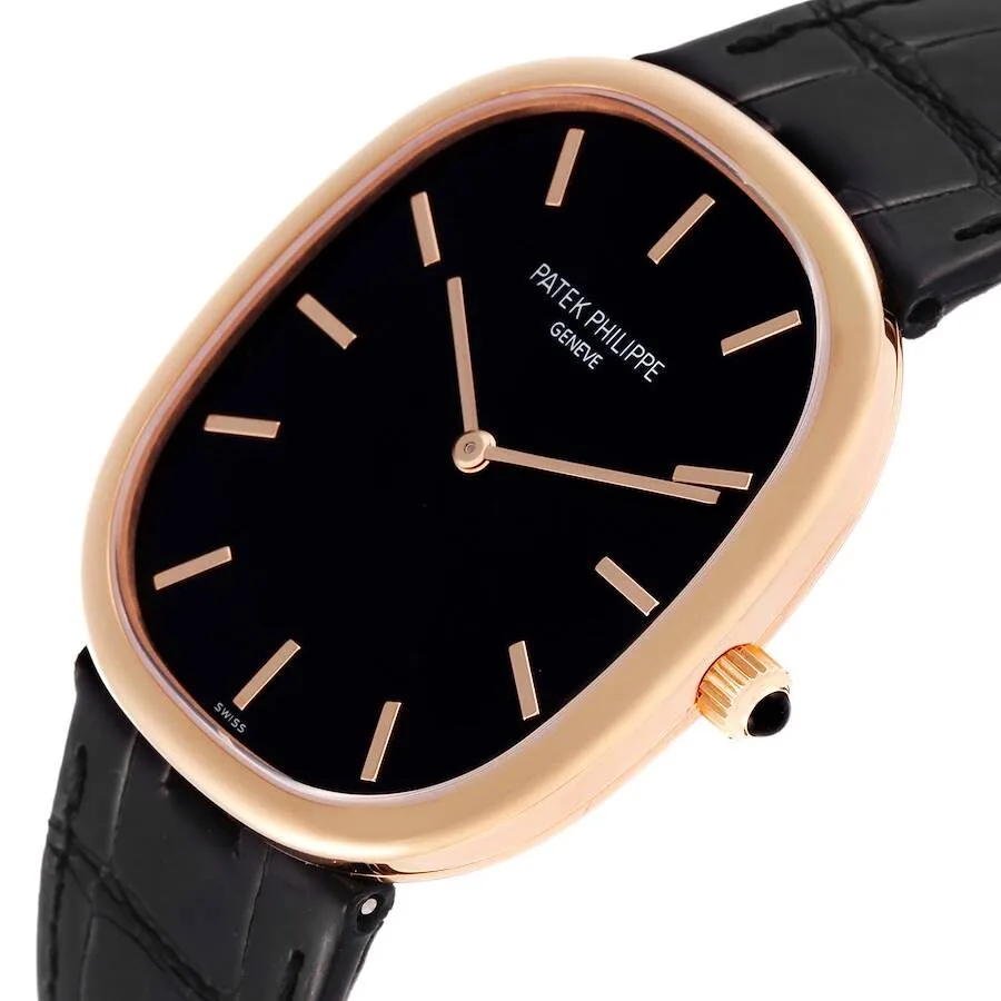 Patek Philippe Golden Ellipse Grande Taille Rose Gold Watch 5738 - Image 4