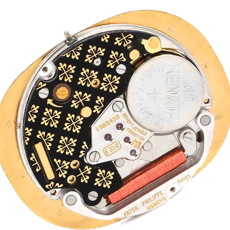 Patek Philippe Golden Ellipse Yellow Gold Blue Dial Ladies Watch 3788 - Image 3