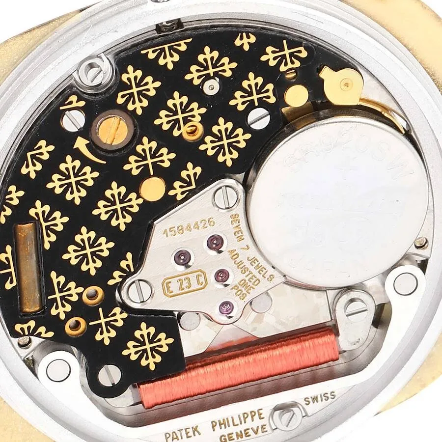 Patek Philippe Golden Ellipse Yellow Gold Ivory Dial Mens Watch 3747 - Image 3