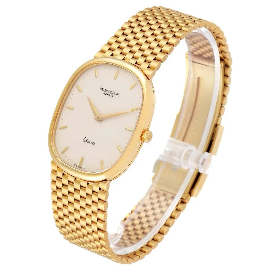 Patek Philippe Grand Ellipse 18k Yellow Gold Mens Watch 3838 - Image 5