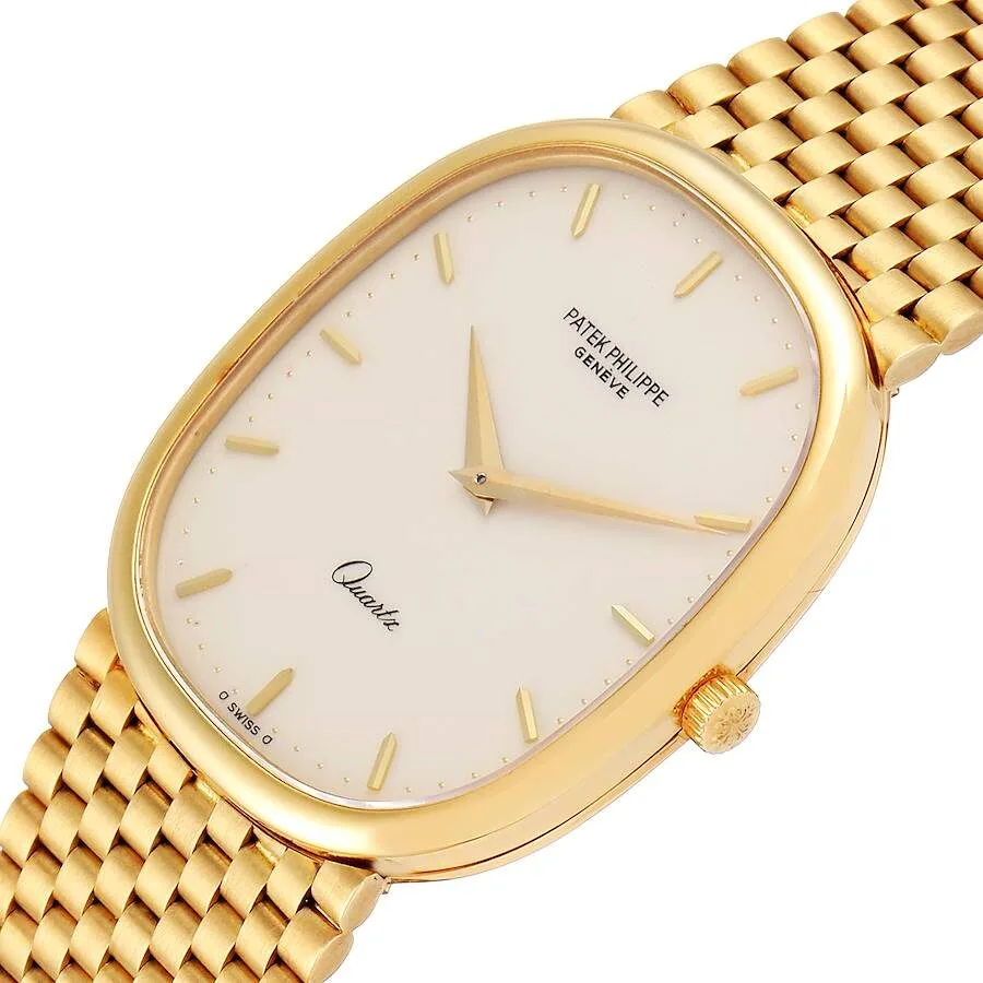 Patek Philippe Grand Ellipse 18k Yellow Gold Mens Watch 3838 - Image 4
