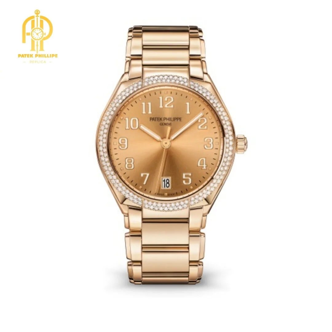 Patek Philippe Twenty~4 Automatic Rose Gold & Rose-gilt Sunburst Dial 7300/1200R-011
